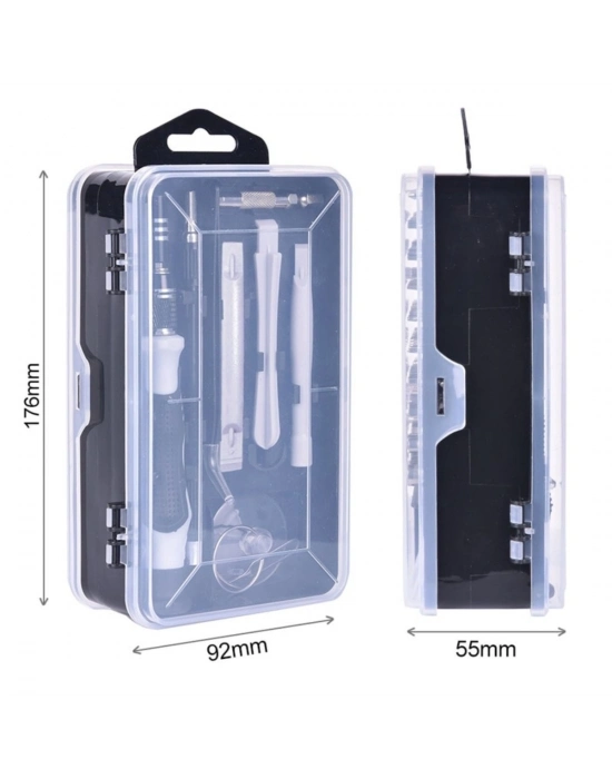 ®  115 in 1 Hassas Tornavida Onarım Alet Manyetik Sürücü Kitli Elektronik Hassas Tornavida Seti