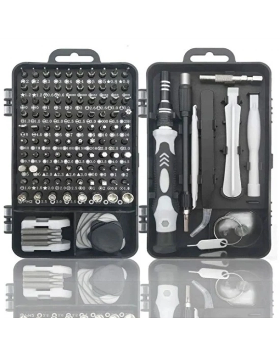 115 Parça Manyetik Uçlu Hassas Tornavida Seti