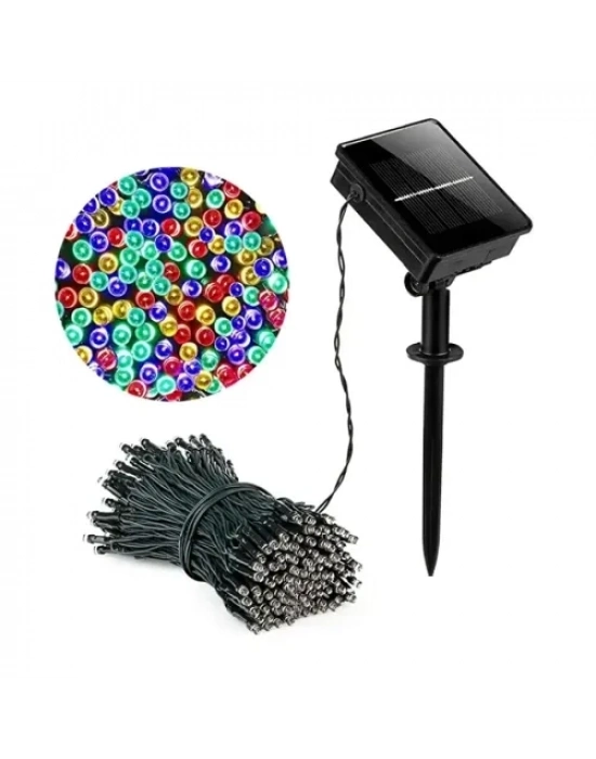 11m 100 LED Solar RGB Işık