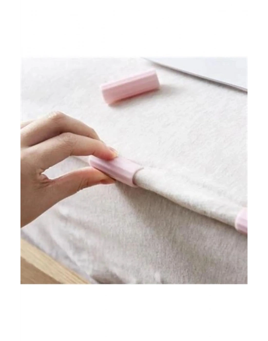 12 Adet Çok Amaçlı Çarşaf Tutucu, Sabitleyici, Kaydırmaz Nevresim Örtü Düzenleyici Klipsler