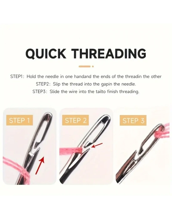 12 Adet Kolay İplik Geçirilen İğne Seti