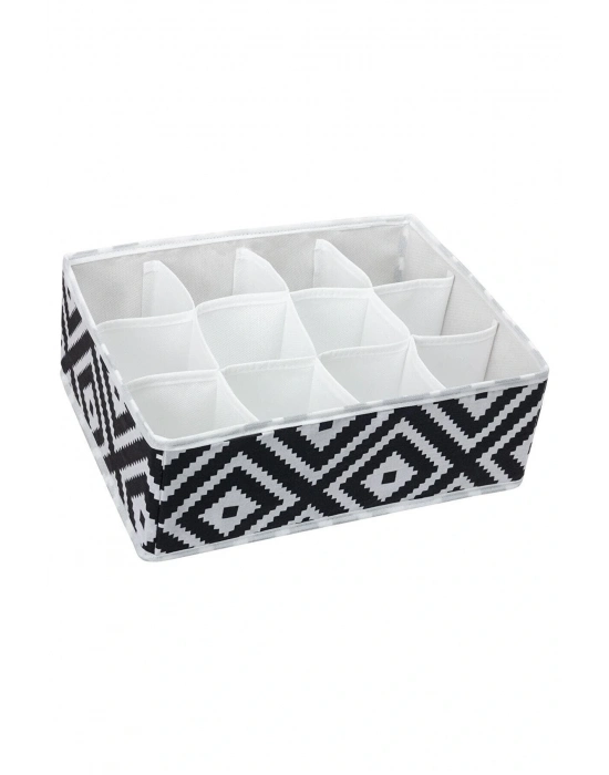 12 Bölmeli Mozaik Desen Pratik Bölmeli Çekmece Düzenleyici Organizer