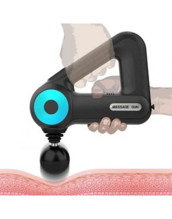 ®  12 Farklı Başlıklı Profesyonel Masaj Tabancası - Kas Gevşetici ve Yorgunluk Giderici Masaj Aleti