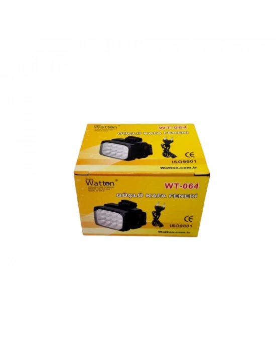 12 Ledli Güçlü Şarjlı Kafa Lambası  -064