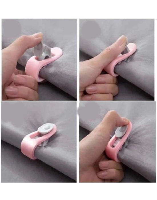 12 Li Mandallı Yorgan Kılıfı Nevresim Sabitleme Klips Takımı