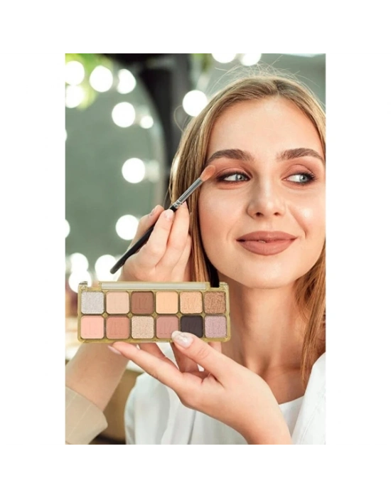 12li Sedefli Ve Mat Far Paleti - 3lü Set