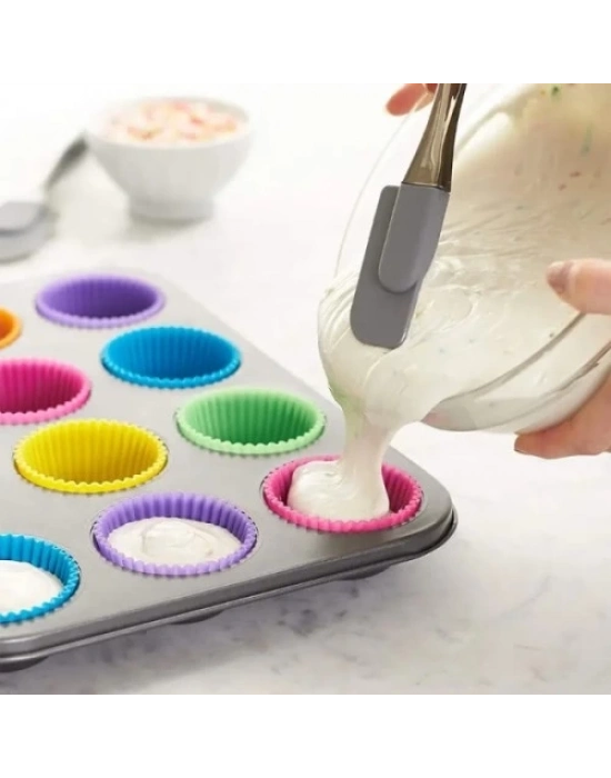 12li Silikon Muffin Kalıbı
