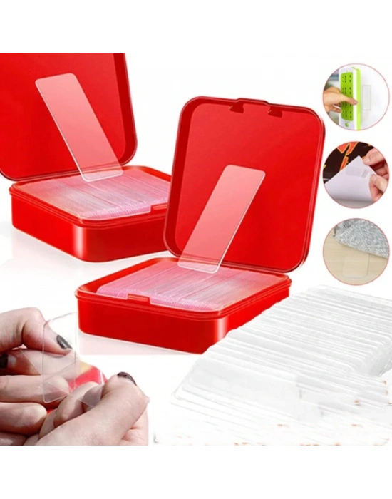 120 Parça Çift Taraflı Tekrar Kullanılabilir Yapışkan Bantlar