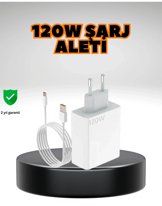120 Watt Ultra Hızlı Şarj Seti Realme 7 8 9 Pro Uyumlu