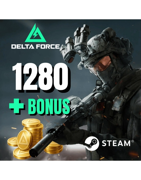 1280 + Bonus Delta Coins Steam
