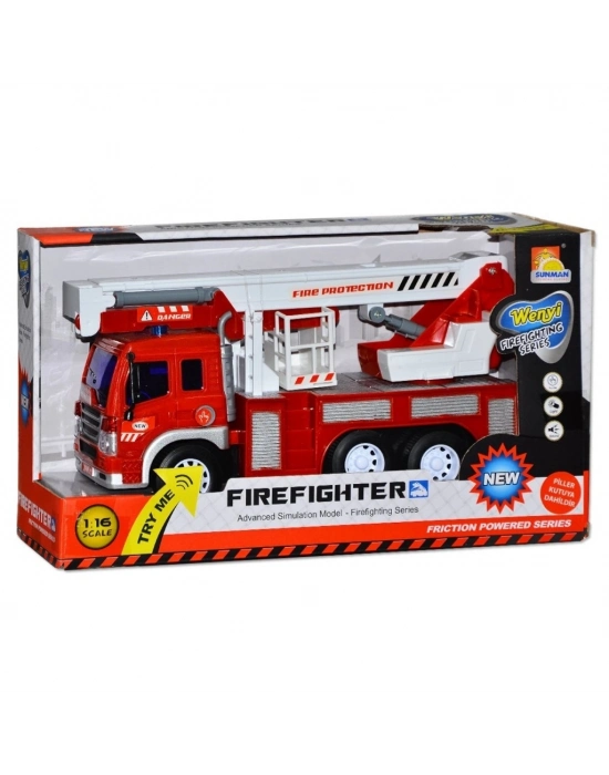 ® 12956 1:16 Sesli ve Işıklı İtfaiye Araçları