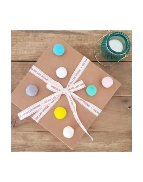 12mm Renkli Karışık Yumuşak Ponpon Peluş 200 Adet