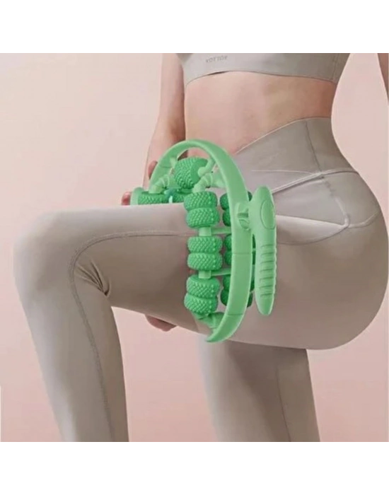 ®  13 Tekerlekli Circular Lenfatik Masaj Roller – Selülit Giderici, Cilt Sıkılaştırıcı, Bacak Kol Sırt Masaj Aleti