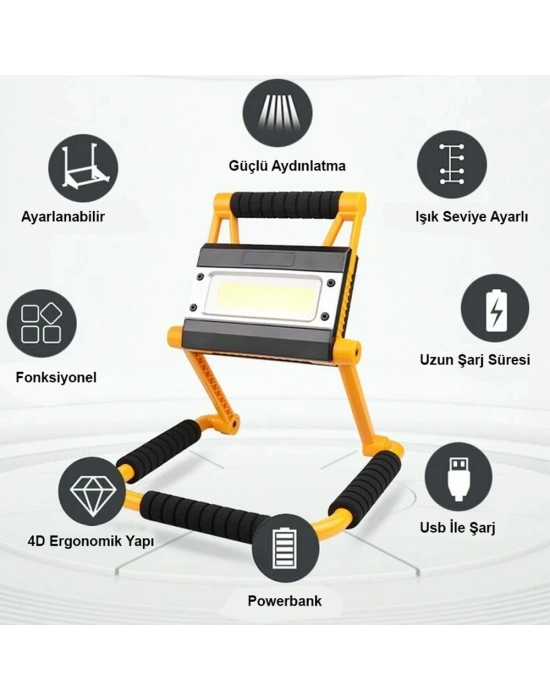 1300 Lümen Güçlü Aydınlatma  Wt-328