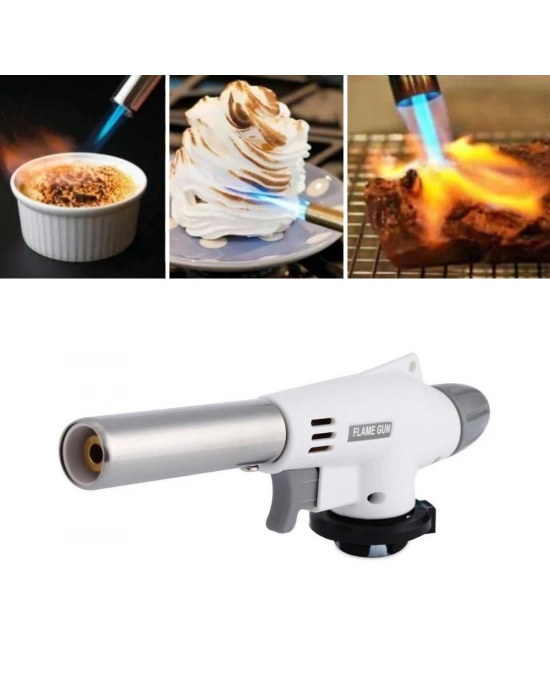 ®   1300°C Çok Amaçlı Gaz Torch Çakmak - Mutfak, Mangal, Lehimleme Pürmüz Alev Tabancası