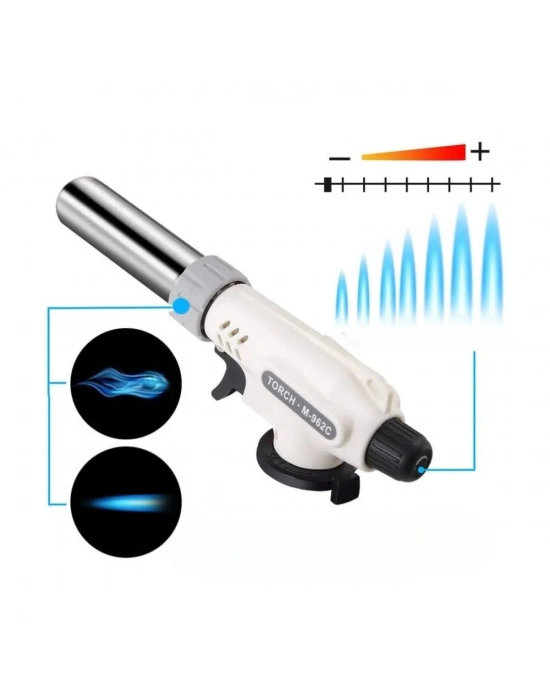 ®   1300°C Çok Amaçlı Gaz Torch Çakmak - Mutfak, Mangal, Lehimleme Pürmüz Alev Tabancası
