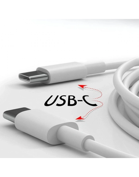 ®   15/15 Pro Type-C to Type-C Hasır Örgü Hızlı Şarj Kablosu (1m)