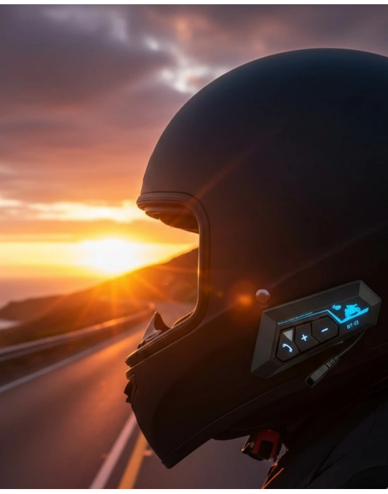 15 20 Saat Müzik Süreli Kask İçi Bluetooth Kulaklık