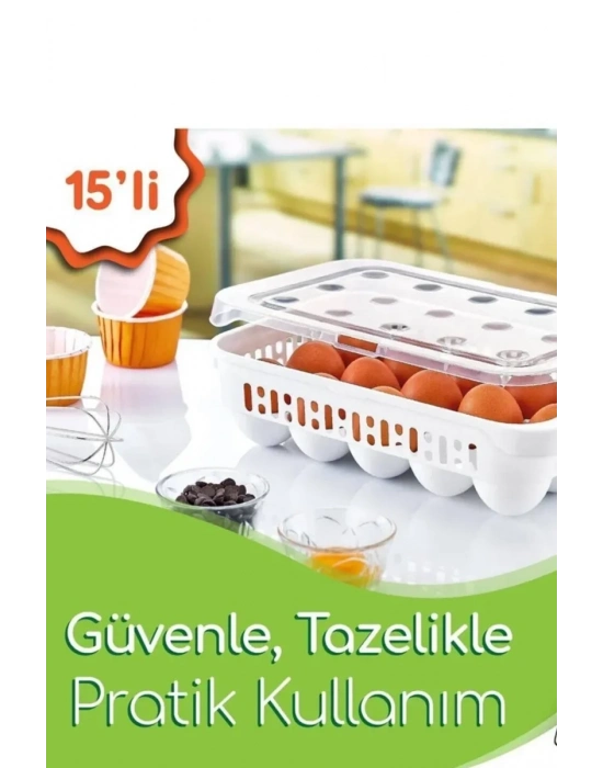 15 Bölmeli Yumurta Kabı Royaleks-AK680