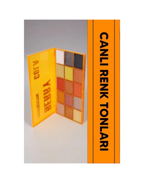 15 Renkli Sedefli Mat Far Paleti - 2li Set