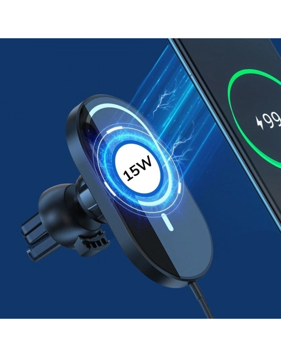 ®  15w Mıknatıslı Takılabilen Hızlı Şarj Tüm Cihaz Ve Araçlara Uyumlu Araç İçi Şarj Cihazı