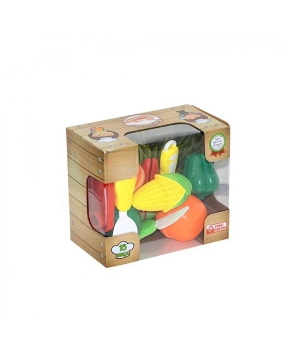 ® 16 Parça Kesilebilen Meyve Sebze Oyun Seti