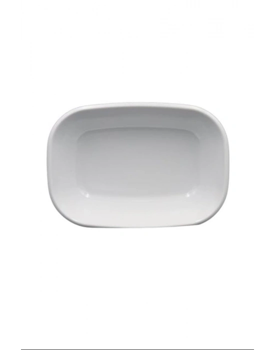 17 Cm Melamin Kare Kayı Tabak Royaleks-054