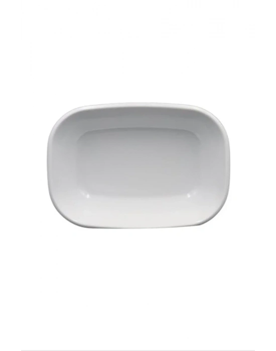 17 Cm Melamin Kare Kayı Tabak Royaleks-054