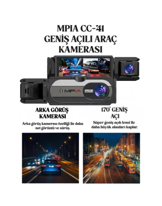 170° Geniş Açılı Araç Kamerası