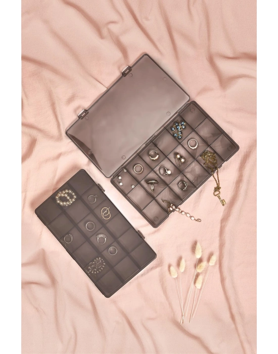 18 Bölmeli Takı Kutusu & Çok Amaçlı Kutu & Organizer