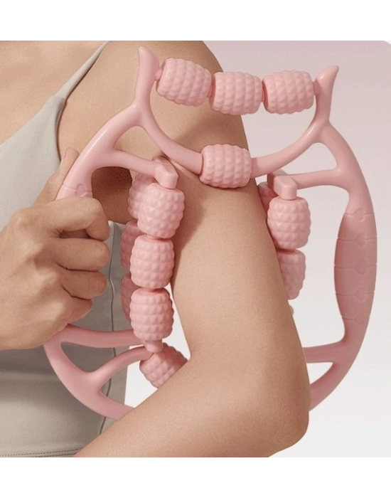 ® 18 Tekerlekli Selülit Masaj Aleti Lenf Drenaj Rulosu CM-376