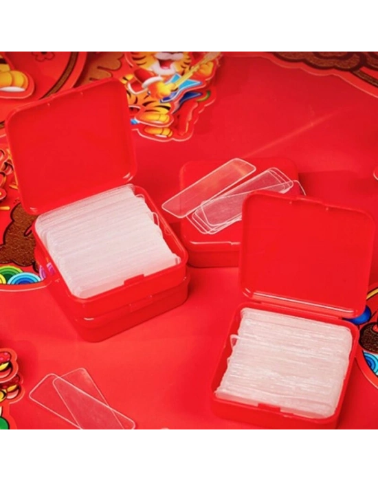 180 Parça Çift Taraflı Tekrar Kullanılabilir Yapışkan Bantlar