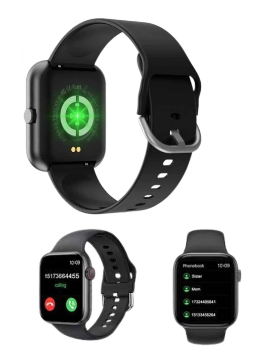 1.83 İnç Akıllı Saat Android ve İOS Uyumlu Çağrı Cevaplayabilen Adımsayar GPS Takibi