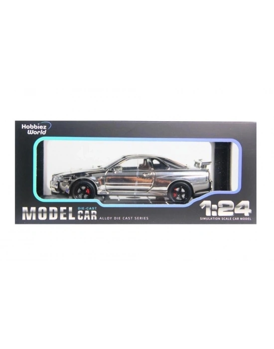 ® 1901-300 HOBBİEZ WORLD 1/24 R34 SHİNNY COLORS-EKN