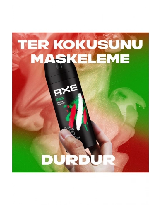 2 Adet Axe Africa Erkek Deodorant Sprey 150 ml