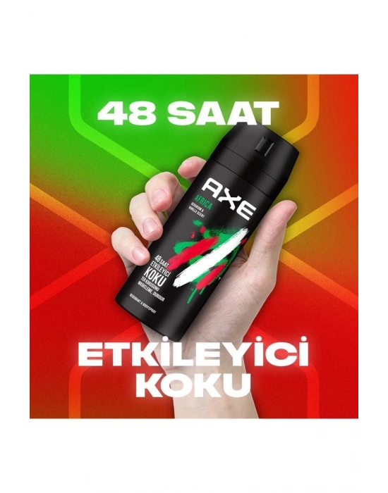 2 Adet Axe Africa Erkek Deodorant Sprey 150 ml