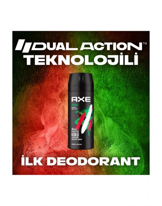 2 Adet Axe Africa Erkek Deodorant Sprey 150 ml