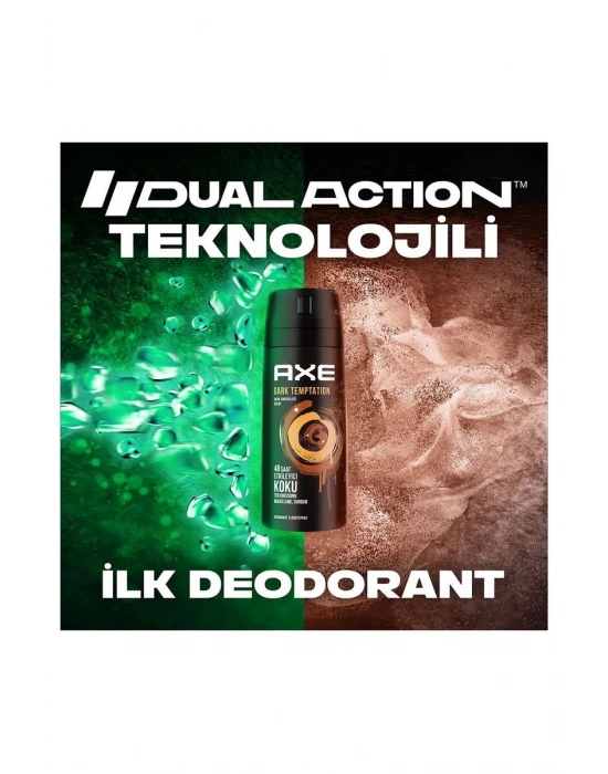 2 Adet Axe Dark Temptatıon Bay Parfüm Kofre 150 ml