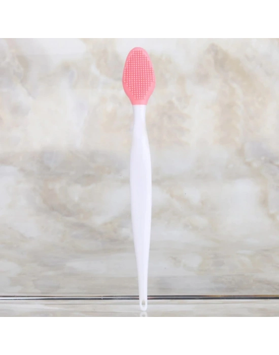 ®  2 Adet Dudak Fırçası Peeling Etkili Gözenek  Siyah Nokta Temizleyici Akne Giderici Çift Yönl