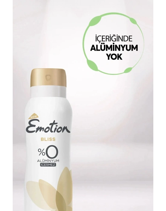 2 Adet Emotion Bliss Kadın Vegan Deodorant 150 Ml Hızlı Kurur , Leke Bırakmaz