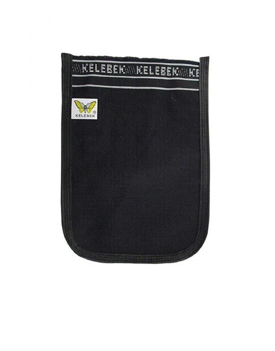 2 Adet Osmanlı Kalın Siyah Banyo Hamam Kesesi 25x17 Cm