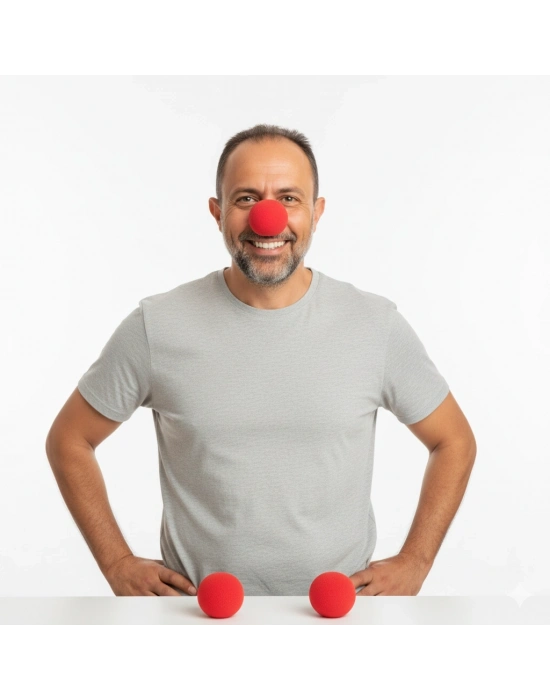 2 Adet Palyaço Burnu Sünger Palyaço Burnu