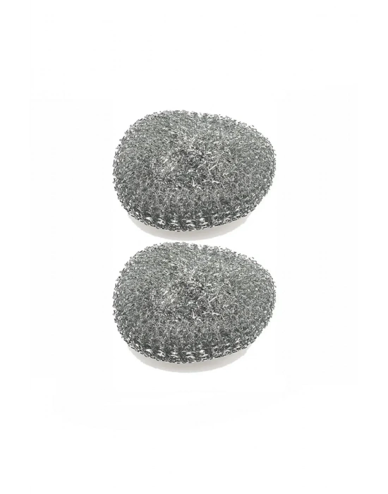 2 Adet Paslanmaz Çelik Tel Bulaşık Teli Poşetli