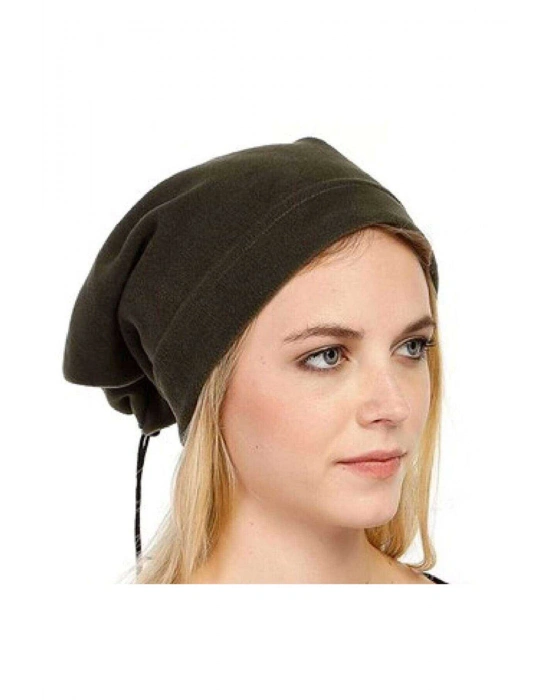 2 Adet Polar İpli Bere ve Boyunluk Kırmızı Yeşil