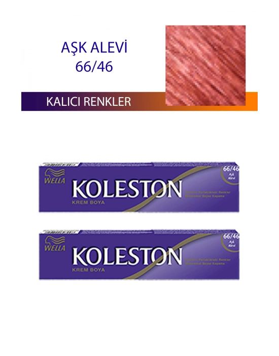 2 Adet Single Tüp Boya Saç Boyası Aşk Alevı 66/46