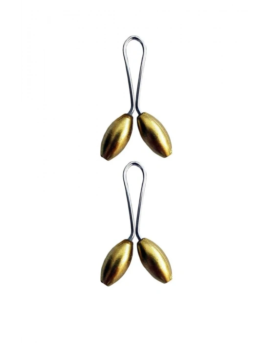 2 Adet Tesettür Eşarp ve Şal Klipsi Sarı