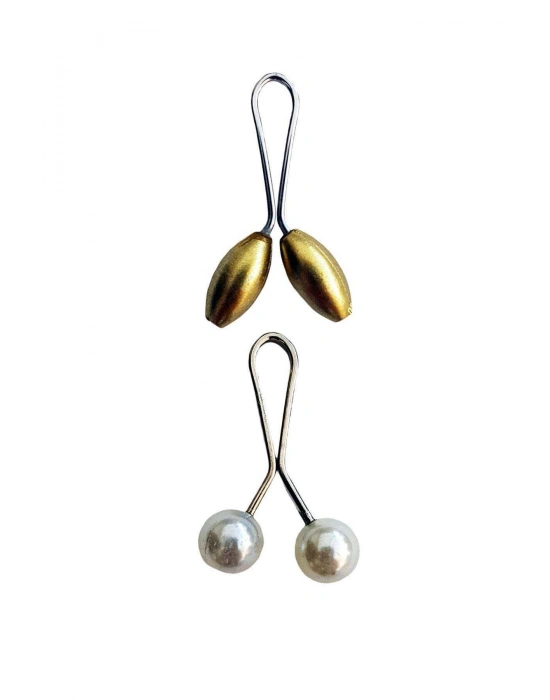 2 Adet Tesettür Eşarp ve Şal Klipsi Set 1