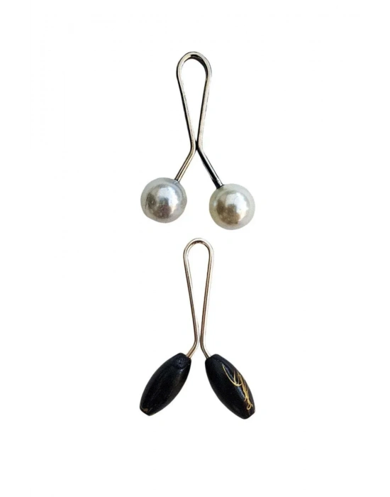 2 Adet Tesettür Eşarp ve Şal Klipsi Set 7