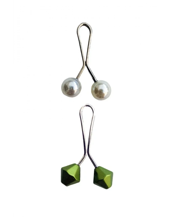 2 Adet Tesettür Eşarp ve Şal Klipsi Set 9