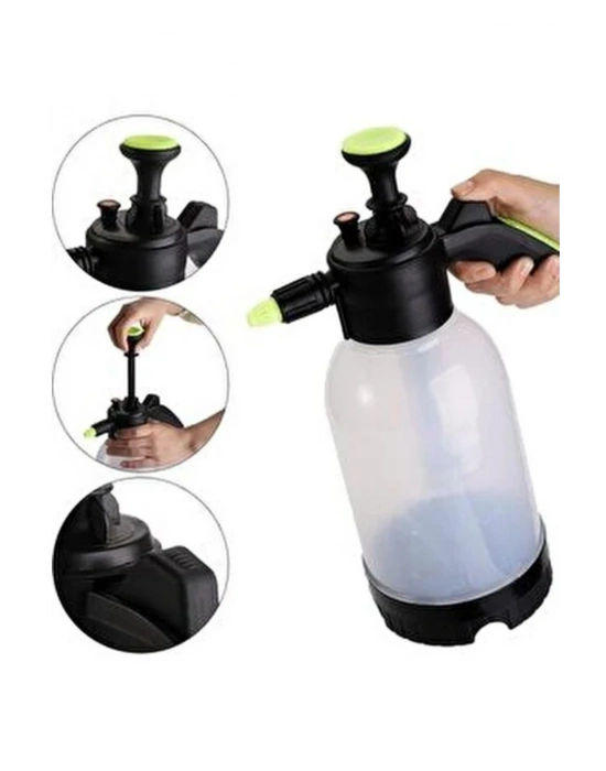 ®  2 Başlıklı Oto Köpük, Su Püskürtme ve Bitki Bakım Sulama Aleti Oto Yıkama Spreyi 2 Litre